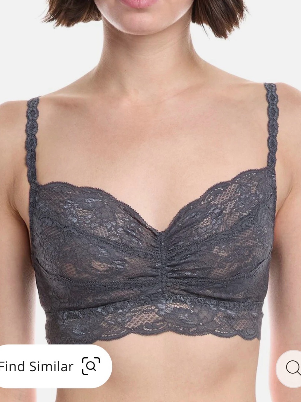 Cosabella Never Say Never Sweetie Soft Bra Dark Gray 1417)